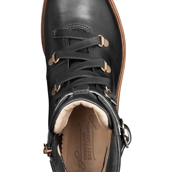 TIMBERLAND RILEY FLAIR HIKEr boots size 7 color black - Picture 8 of 10